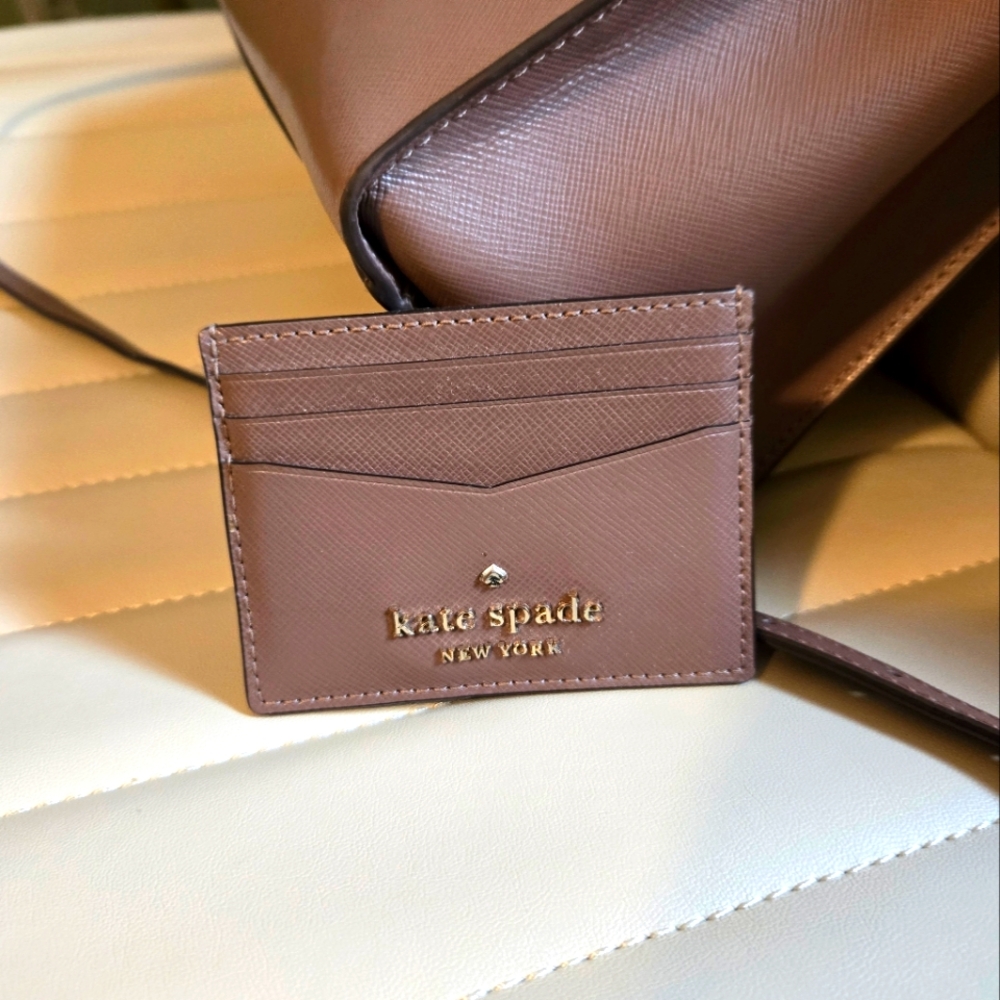 Kate Spade New York mauve wallet or card holder